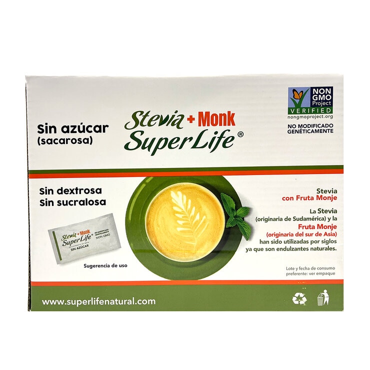 Super Life Stevia mas Monk 500/1 g — Imagen 1 de 2
