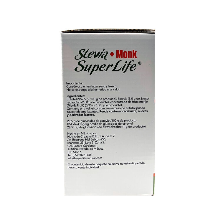 Super Life Stevia mas Monk 500/1 g — Imagen 2 de 2
