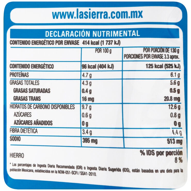 La Sierra Frijoles Negros Refritos 6/430 g — Imagen 3 de 4