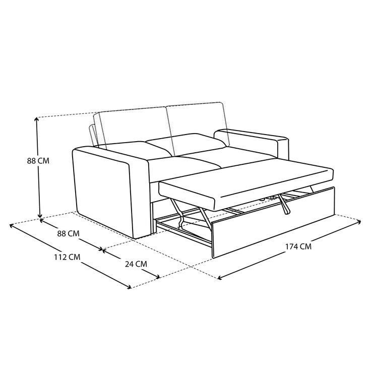 Violanti, Sofá Cama Beige — Imagen 2 de 4