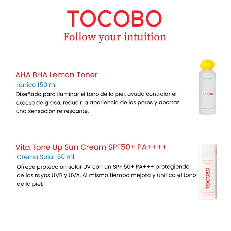 Tocobo, Radiance Duo, Tónico y Crema Solar — Imagen 3 de 3