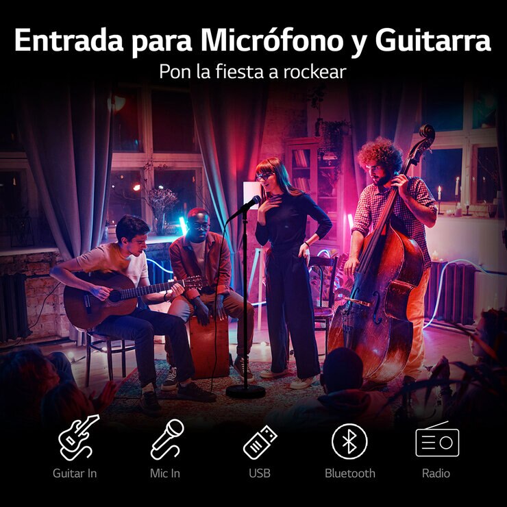 LG XBOOM RNC7 Bocina Bluetooth — Imagen 3 de 4