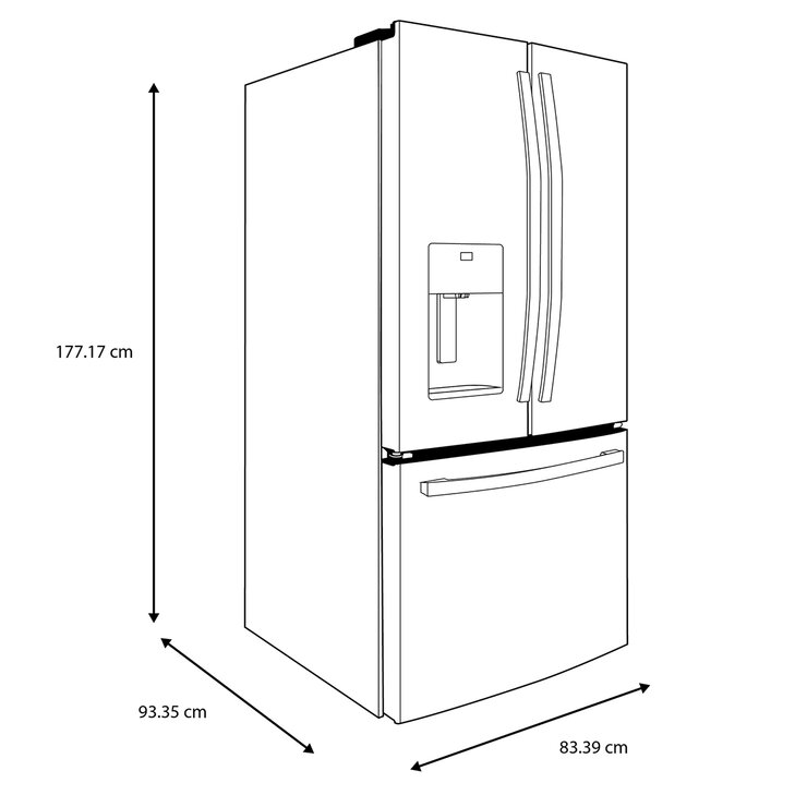 GE Refrigerador French Door 25' — Imagen 3 de 4