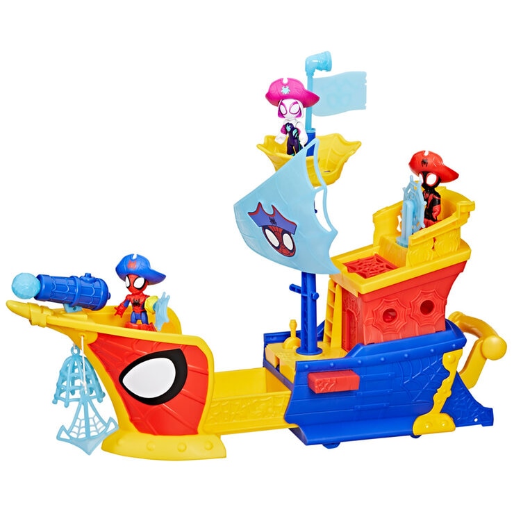 Spidey & Friends Barco Pirata con Telarañas y Burbujas — Imagen 2 de 4