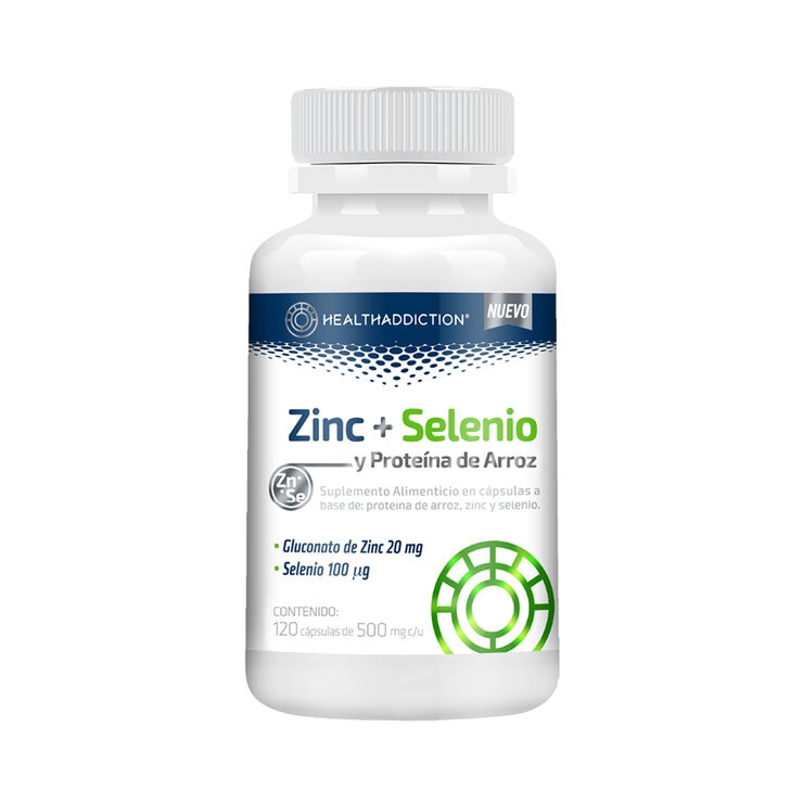 HealthAddiction Zinc Selenio 120 Cápsulas — Imagen 1 de 2