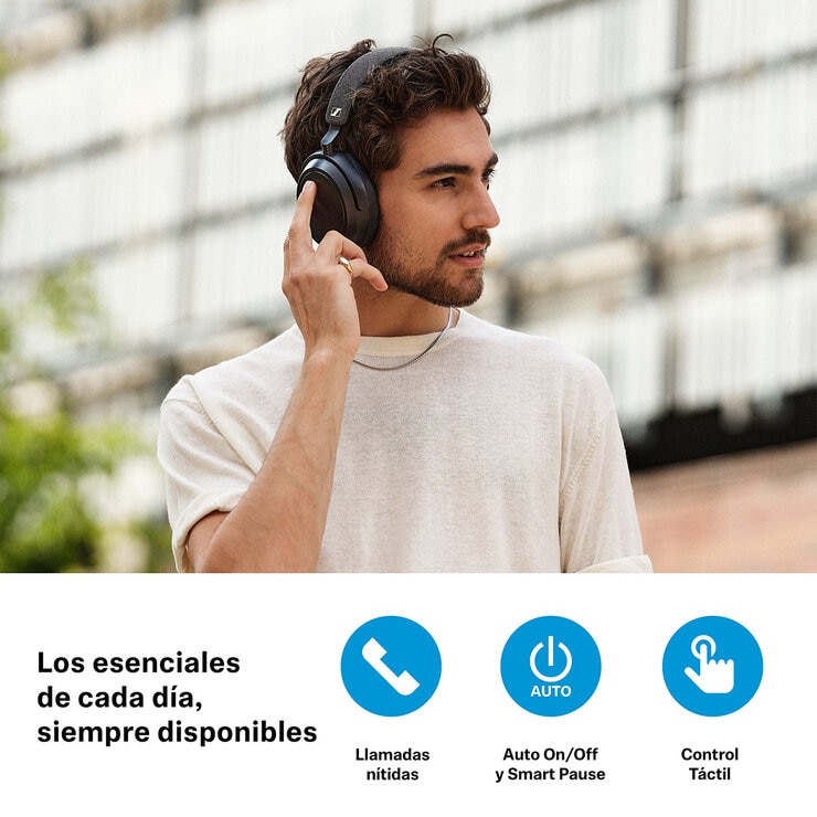 Sennheiser Momentum Wireless 4 Audífonos Bluetooth Negro — Imagen 4 de 4