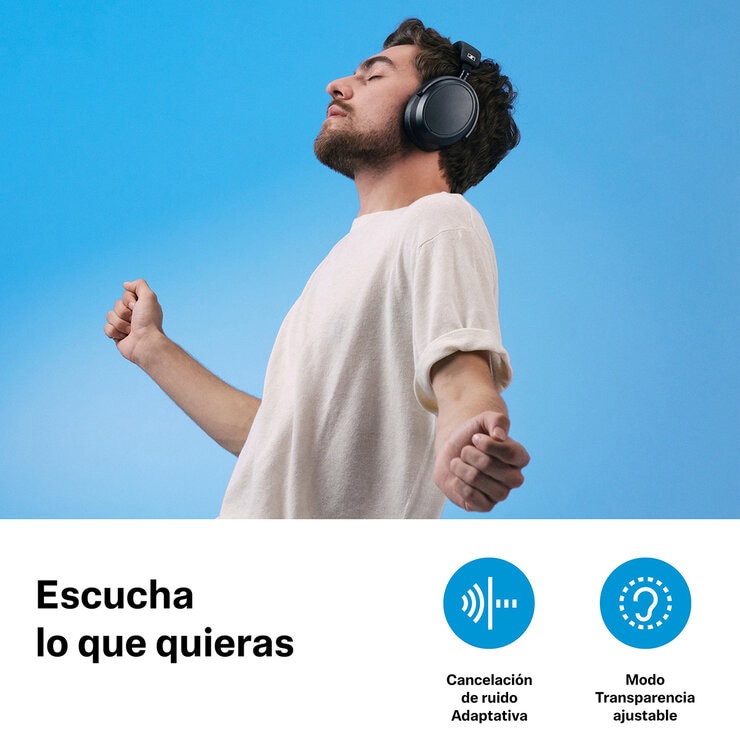 Sennheiser Momentum Wireless 4 Audífonos Bluetooth Negro — Imagen 3 de 4