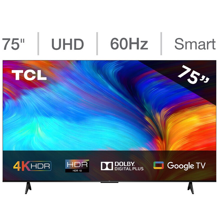 TCL Pantalla 75" UHD 4K Google TV — Imagen 1 de 4