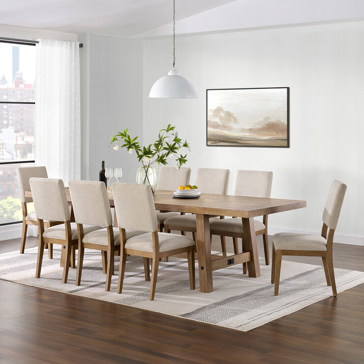 Pike & Main, Graham, Juego de Comedor de 9 Piezas