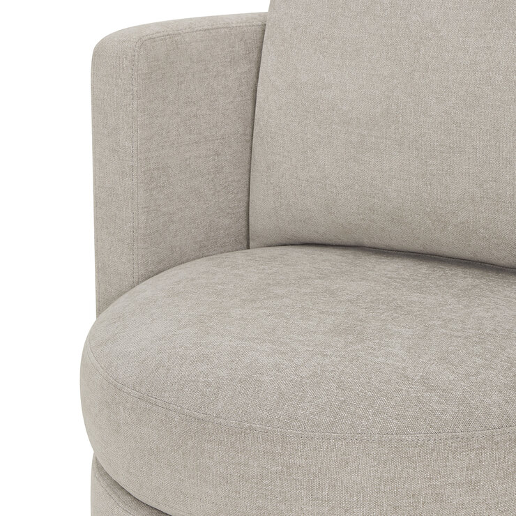 Thomasville, Juego de 2 Sillones Giratorios de Tela — Imagen 4 de 4