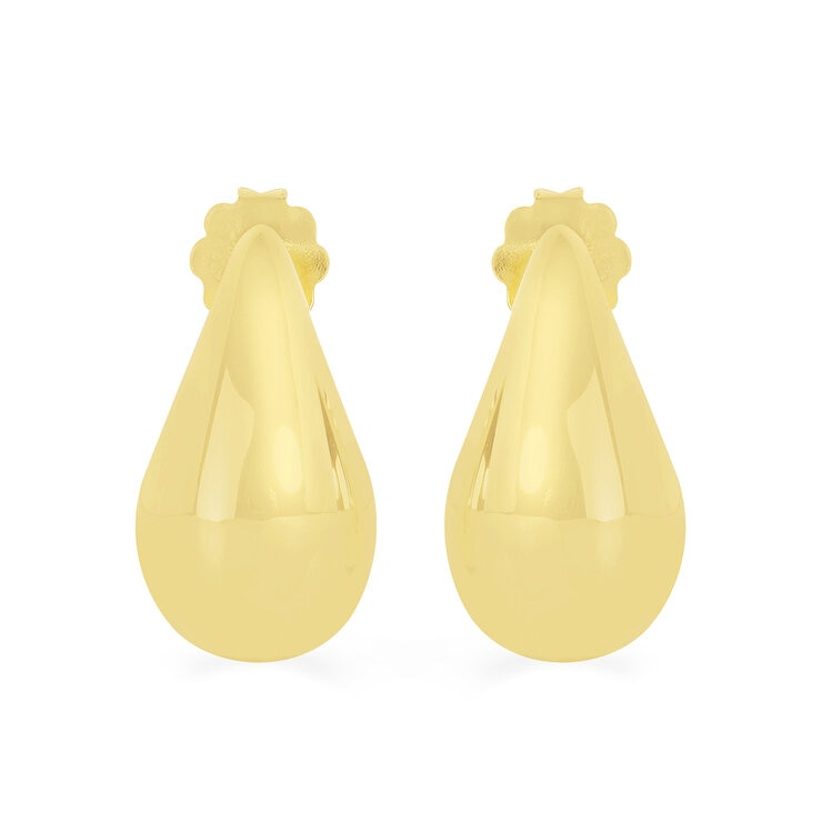 Aretes, Oro Amarillo de 14K — Imagen 2 de 4