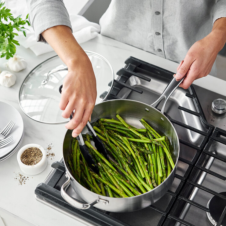 GreenPan Sartén con Tapa de Acero Inoxidable de 4.73 L — Imagen 4 de 4