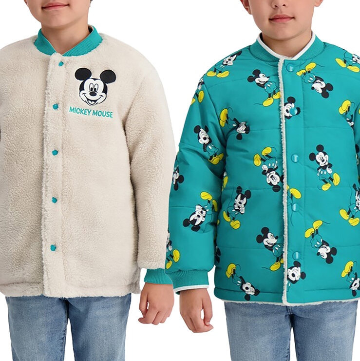 Chamarra reversible para Niños y Niñas Varias Tallas y Colores — Imagen 2 de 4