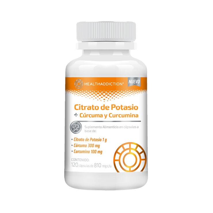 HealthAddiction Citrato De Potasio 120 Cápsulas
