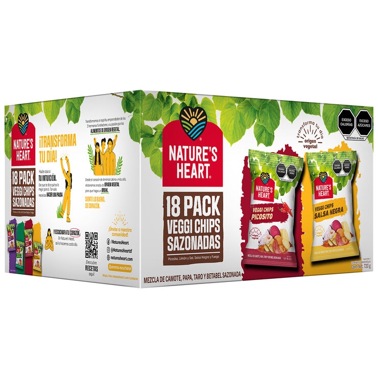Natures Heart Veggie Chips 18/40 g — Imagen 2 de 4