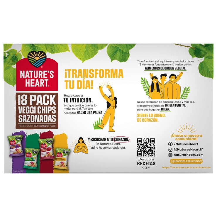 Natures Heart Veggie Chips 18/40 g — Imagen 3 de 4