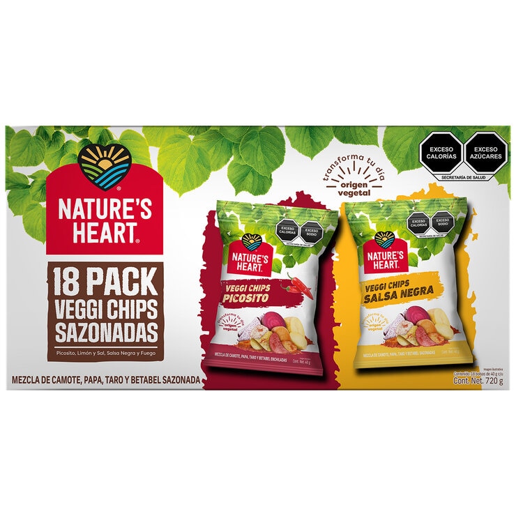 Natures Heart Veggie Chips 18/40 g — Imagen 4 de 4