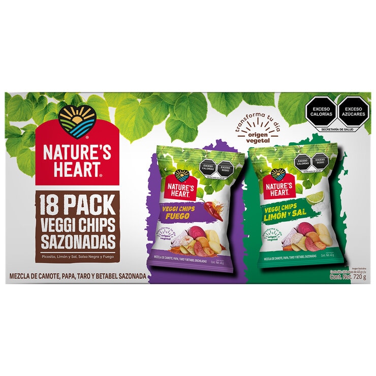 Natures Heart Veggie Chips 18/40 g — Imagen 1 de 4