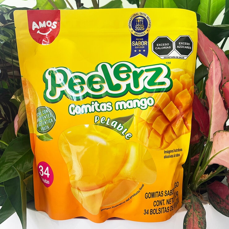 Amos Peelerz Gomitas de Mango 34/30 g — Imagen 2 de 4