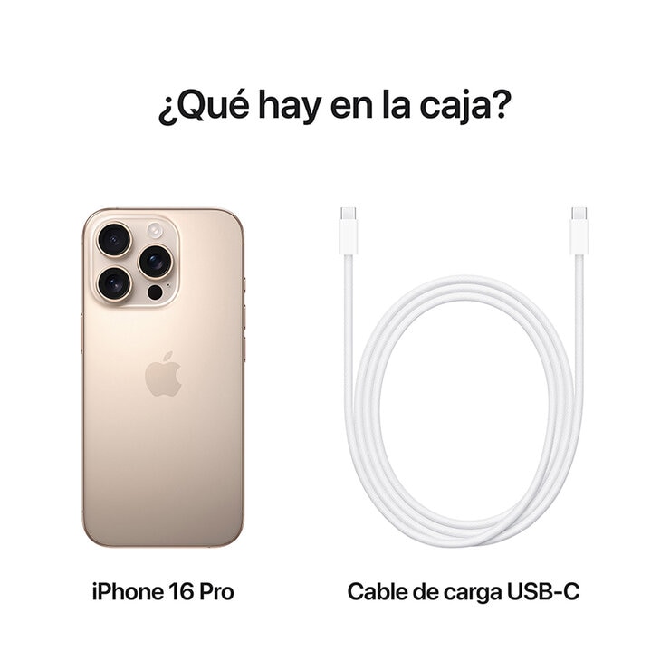 Apple iPhone 16 Pro 1TB Titanio Desierto — Imagen 3 de 4