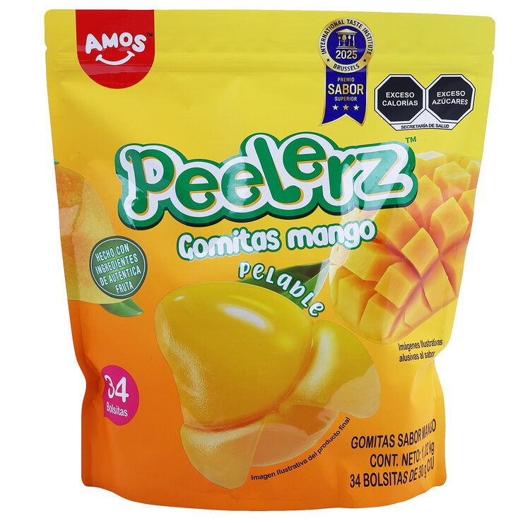 Amos Peelerz Gomitas de Mango 34/30 g — Imagen 1 de 4