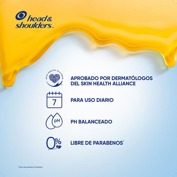 Head & Shoulders Shampoo Hydrahoney 1 L — Imagen 2 de 4