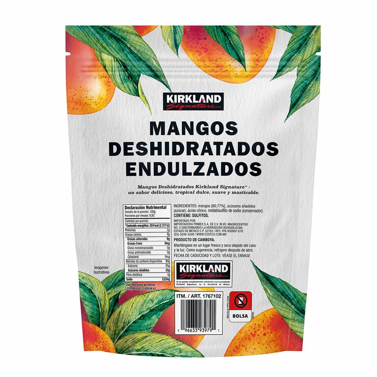 Kirkland Signature Mangos Deshidratados Endulzados 992 g — Imagen 2 de 2