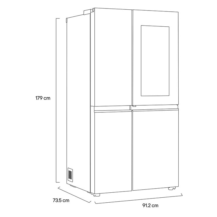 LG Refrigerador French Door 23' — Imagen 4 de 4