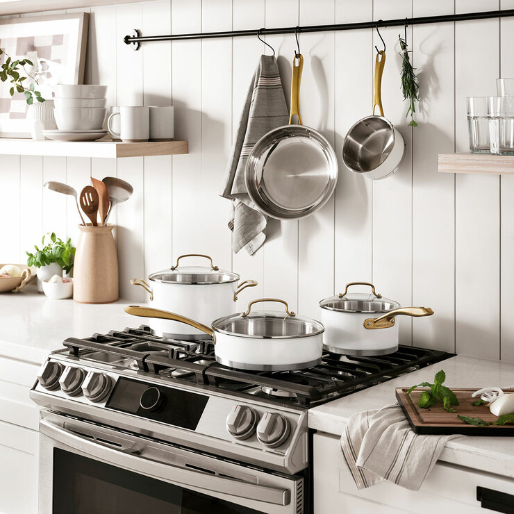 Cuisinart Batería de Cocina de Acero Inoxidable 8 piezas — Imagen 3 de 4