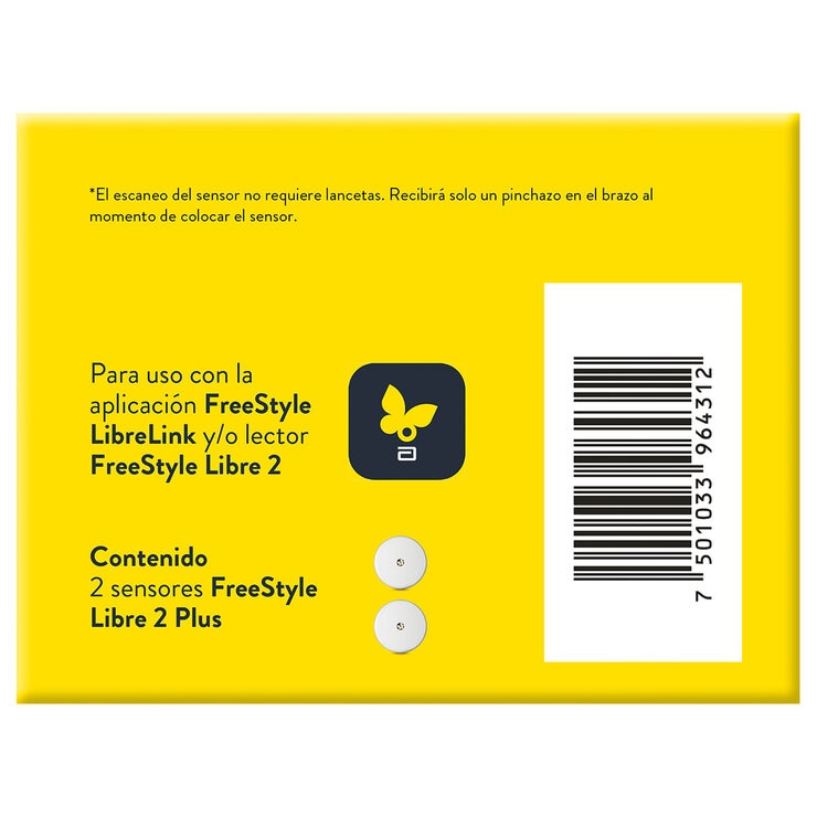 Freestyle Libre 2 Plus Monitoreo de Glucosa 2 Sensores — Imagen 3 de 4
