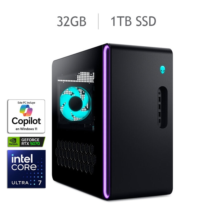 DELL Alienware Aurora Gaming ACT 1250 Desktop Tower Intel Core Ultra 7 32GB 1TB SSD