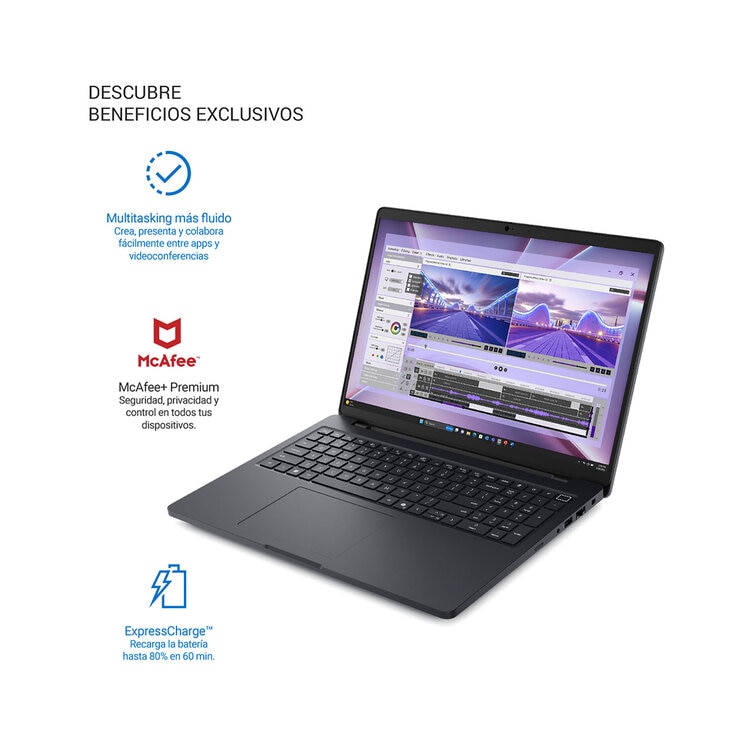 DELL Pro Max 16 Premium Laptop 16" Ultra HD+ Tandem OLED Intel Core Ultra 9 64GB 2TB — Imagen 3 de 4