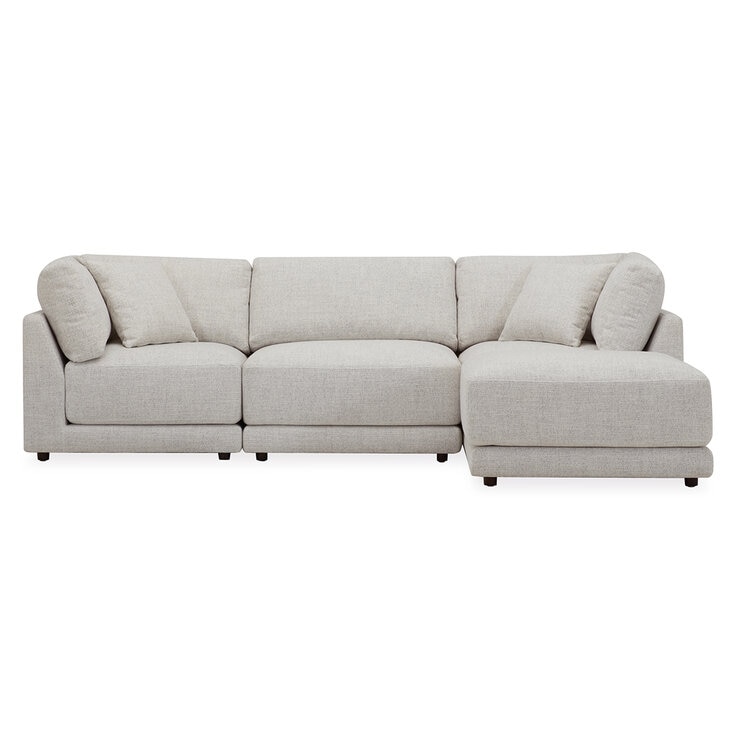 Aiden & Ivy, Dayna, Sofá Modular de Tela de 4 Piezas con 2 Almohadas — Imagen 2 de 4