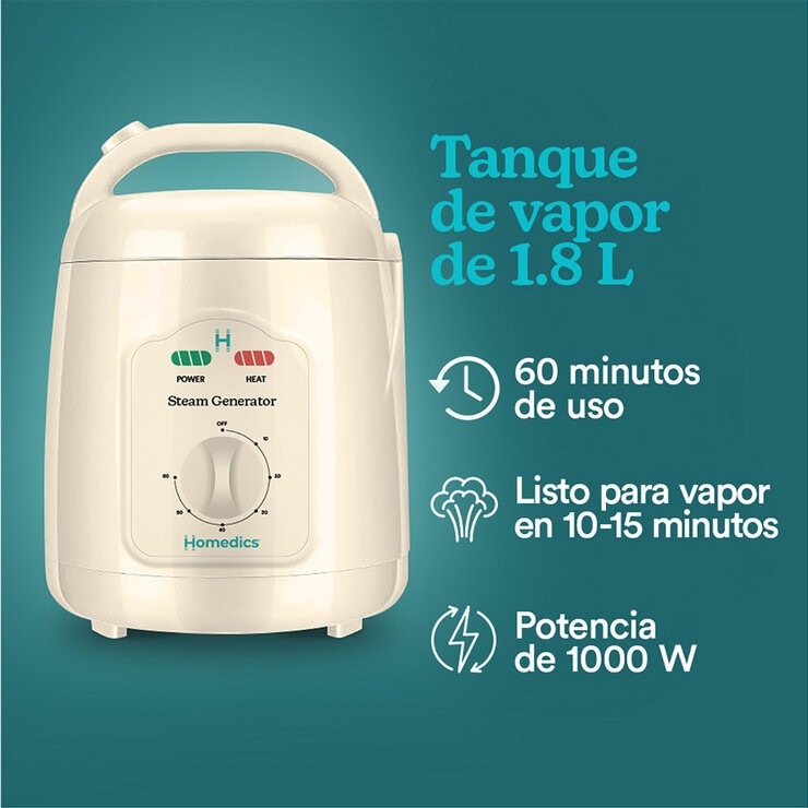 Homedics Sauna De Vapor Portátil — Imagen 3 de 4