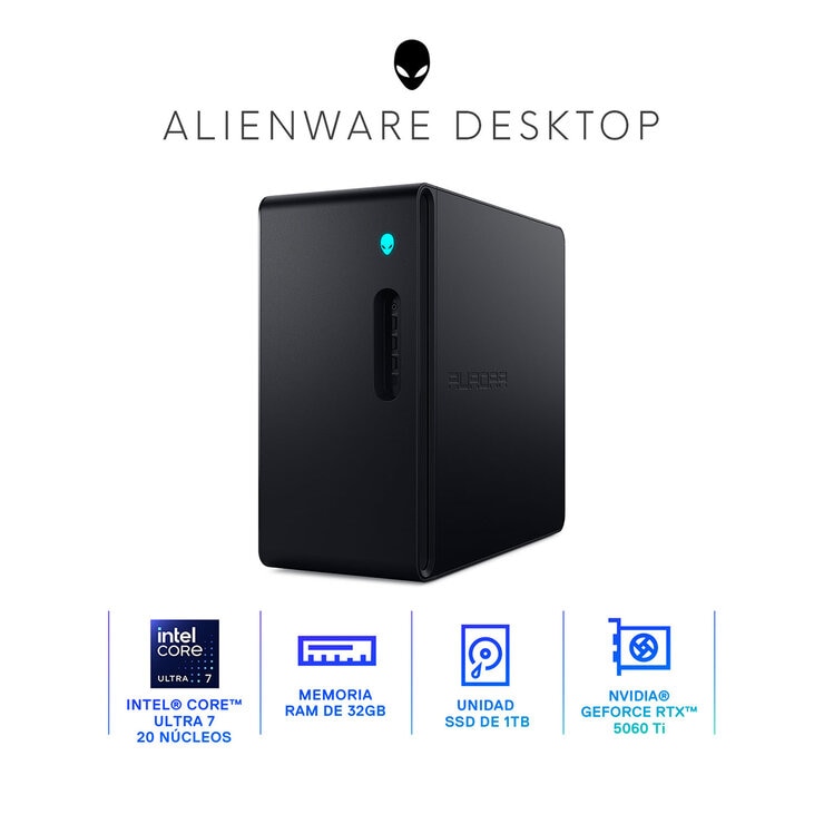 DELL Alienware Aurora Gaming ACT 1250 Desktop Tower Intel Core Ultra 7 32GB 1TB SSD — Imagen 3 de 4