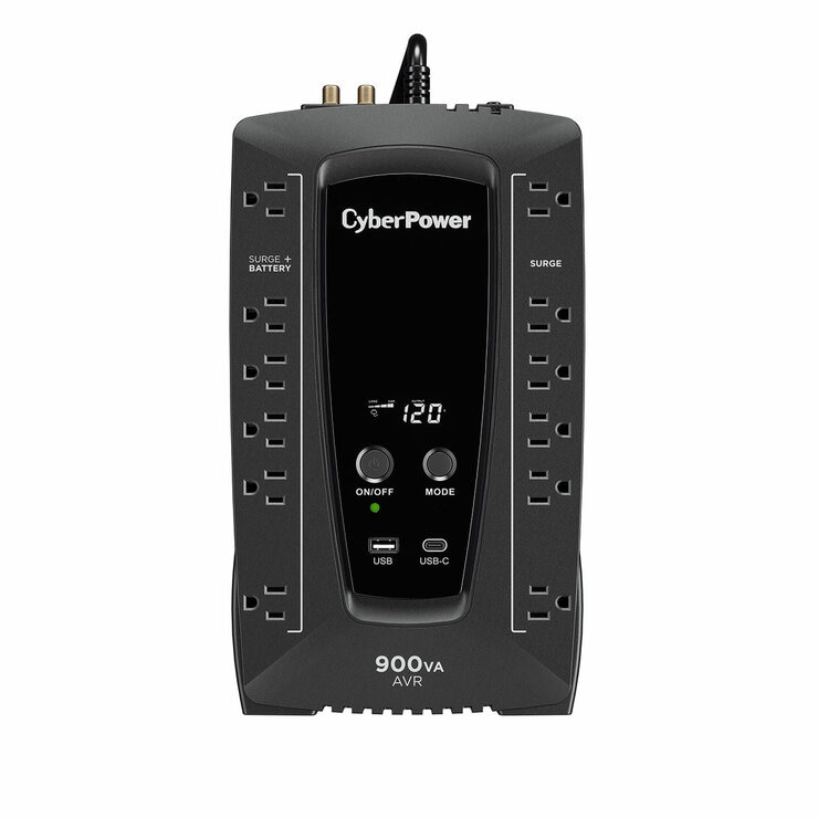 CyberPower UPS Regulador de Voltaje CM900AVRLCD — Imagen 2 de 2