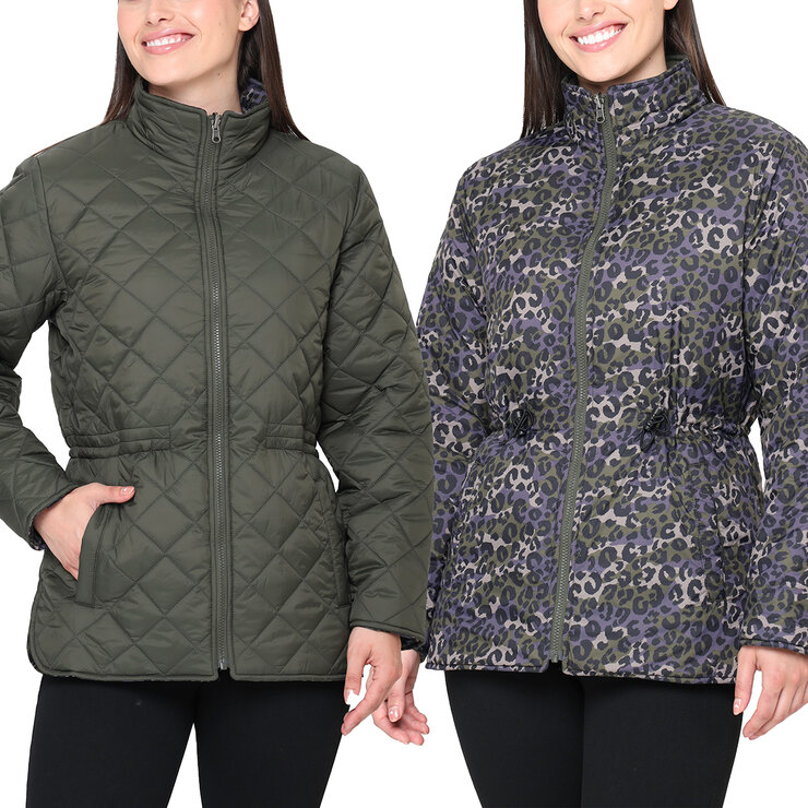 Nicole Miller Original Chamarra reversible para Dama Varias Tallas y Colores — Imagen 1 de 3
