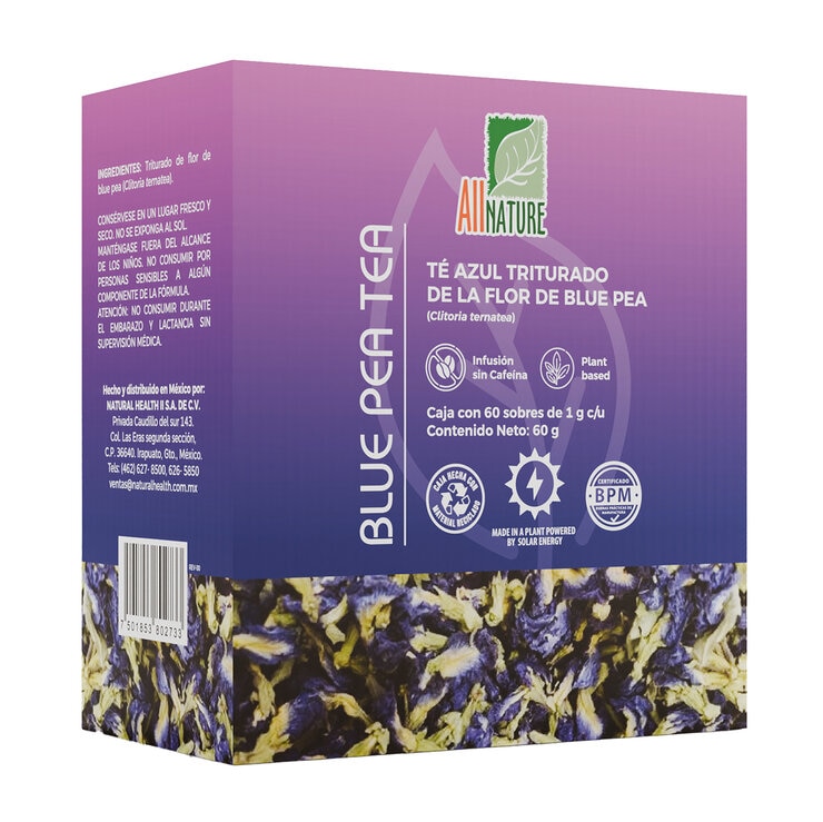 All Nature Blue Pea Tea 60 sobres — Imagen 1 de 3