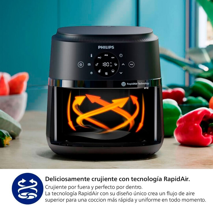 Philips, Freidora de Aire Digital, 6.2 Litros — Imagen 3 de 4