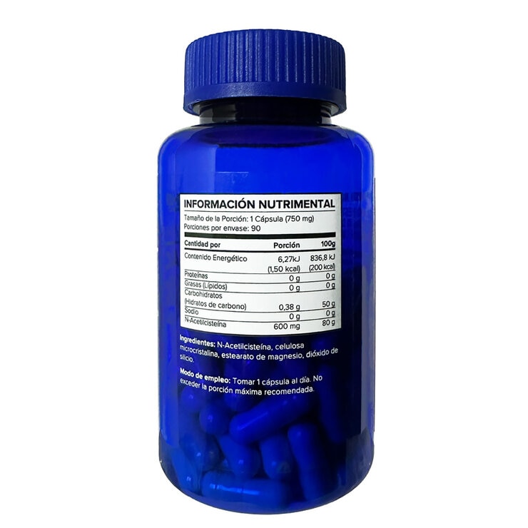 5H8 NAC N-Acetylcisteína 90 Cápsulas — Imagen 2 de 2