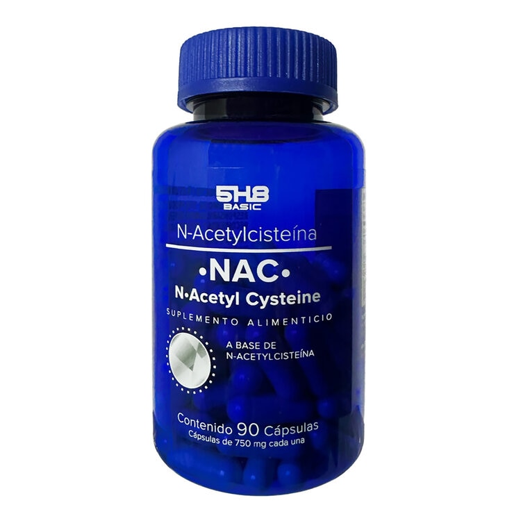 5H8 NAC N-Acetylcisteína 90 Cápsulas — Imagen 1 de 2