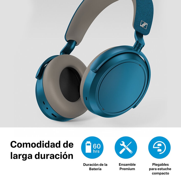 Sennheiser Momentum 4 Audífonos Teal — Imagen 2 de 4