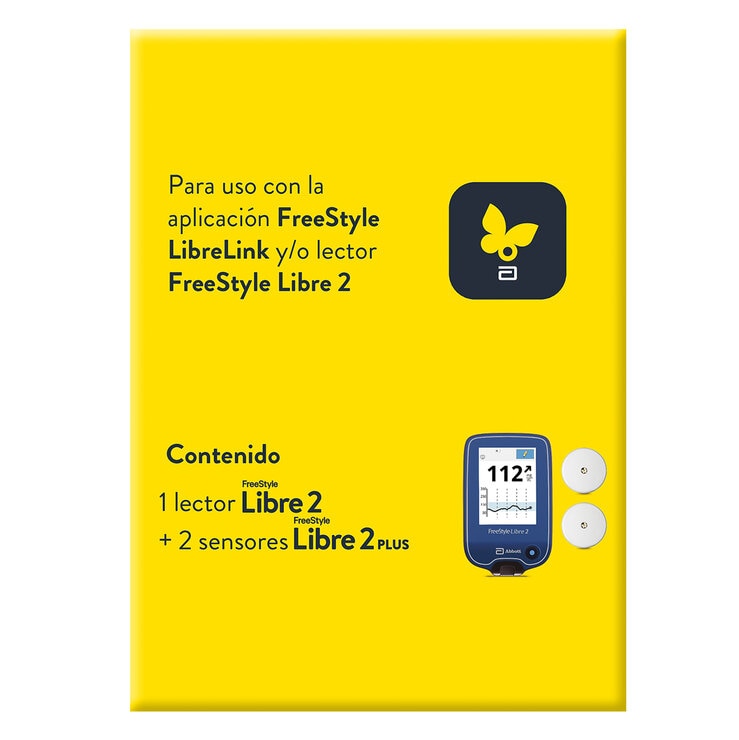 Freestyle Libre 2 Plus Monitoreo de Glucosa 1 Lector y 2 Sensores — Imagen 2 de 2