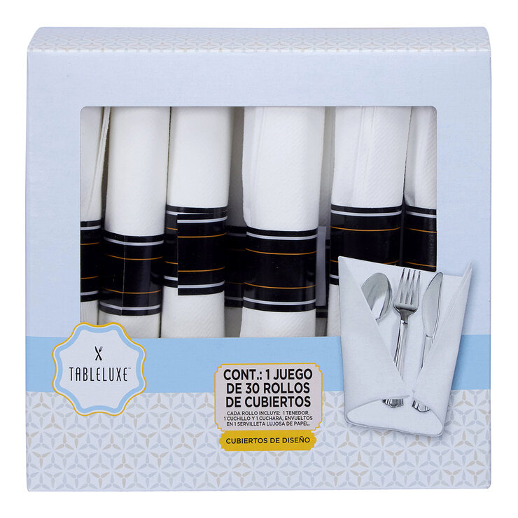 Tableluxe Rollos de Cubiertos 30 pzs