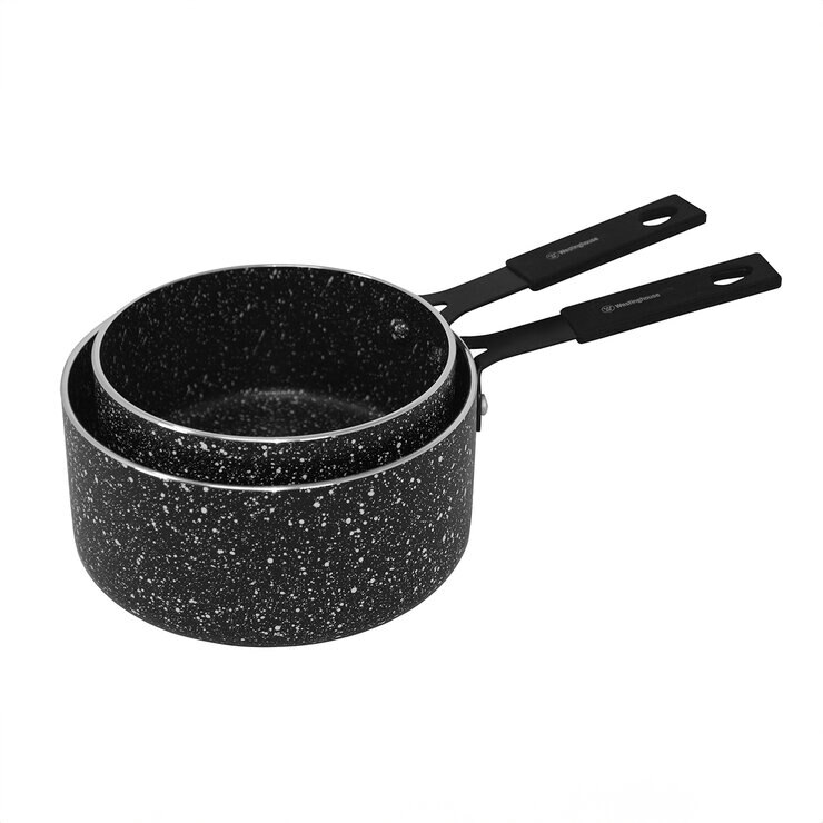 Westinghouse, Set de 2 Mini Ollas de Marmol Negro — Imagen 1 de 4