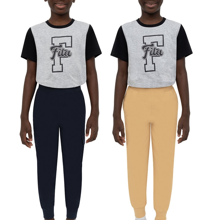 Fila Pants tipo jogger 2 piezas para Niños y Niñas Varias Tallas y Colores — Imagen 3 de 4