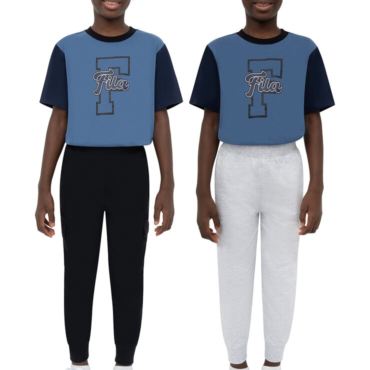 Fila Pants tipo jogger 2 piezas para Niños y Niñas Varias Tallas y Colores — Imagen 1 de 4