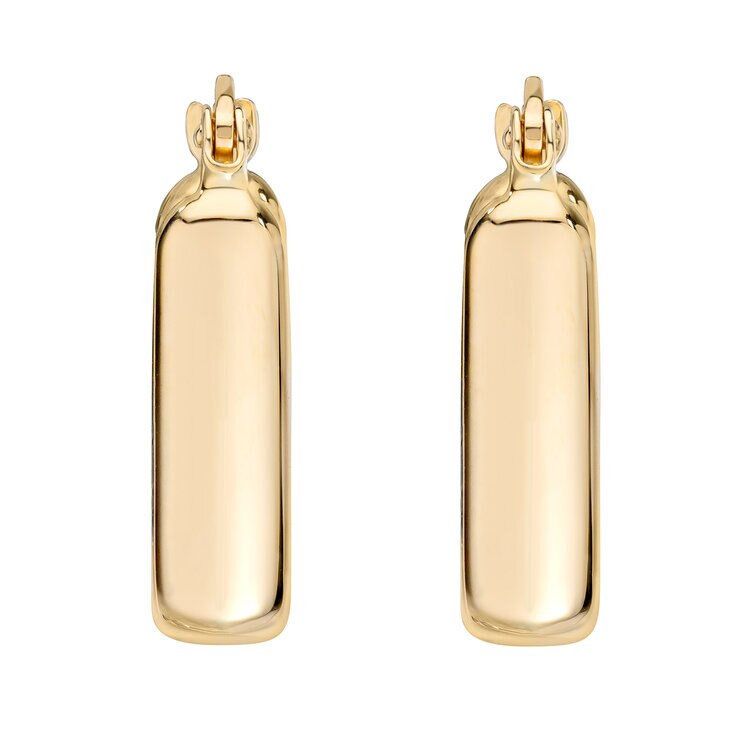 Aretes, Oro Amarillo de 14K — Imagen 3 de 4
