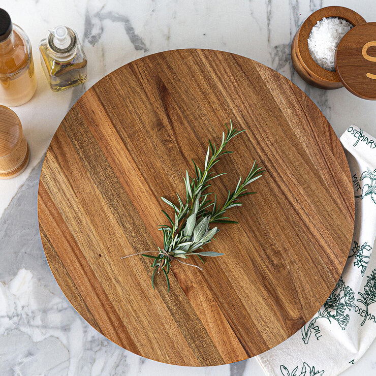 Over & Back Lazy Susan de Madera de Acacia 46 cm — Imagen 4 de 4