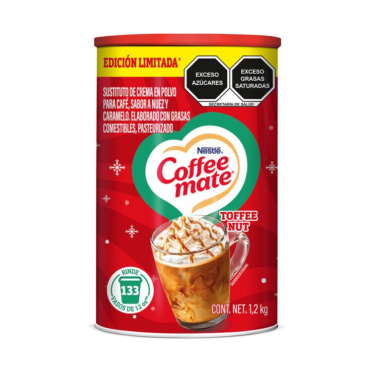 Coffee Mate Sustituto de Crema Sabor Toffee Nut 1.2 kg — Imagen 1 de 4